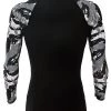 Aropec Lycra Mens Long Sleeve Rash Vest Black/Camo -Aropec store online 105649 02 n y