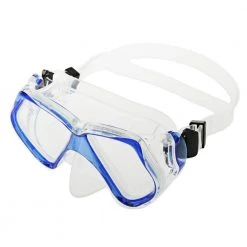 Aropec Adult Silicone Dive Mask And Snorkel Set Transparent Blue -Aropec store online 105672 2
