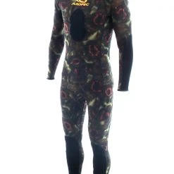 Aropec Wine Green Camouflage Mens Spearfishing Wetsuit 2mm XL
