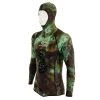 Aropec UV Hooded Mens Spearfishing Wetsuit Top Camo Green -Aropec store online 133001 2 n y