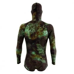 Aropec UV Hooded Mens Spearfishing Wetsuit Top Camo Green -Aropec store online 133001 4 n y