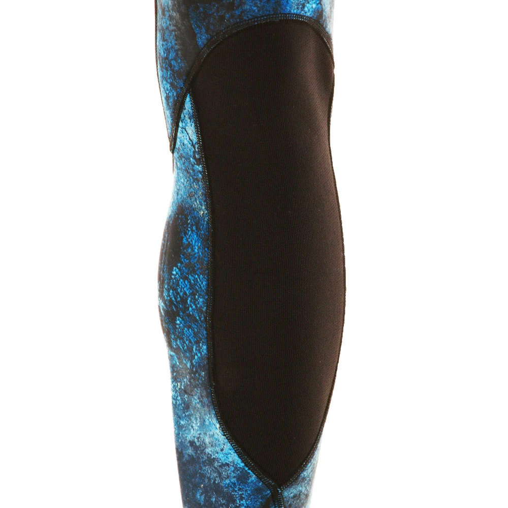Aropec Mens Camo Blue Hooded Spearfishing Wetsuit 2mm 2pc 7 Aropec Mens Camo Blue Hooded Spearfishing Wetsuit 2mm 2pc - Image 5