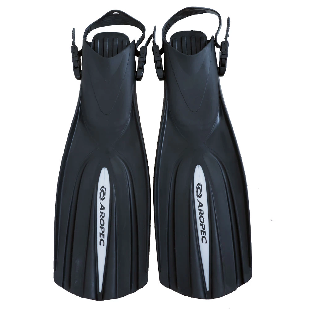 Aropec Open Heel Plastic Dive Fins US9-11 3 Aropec Open Heel Plastic Dive Fins US9-11