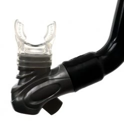 Aropec Kids Dry Top Silicone Snorkel Black Grey