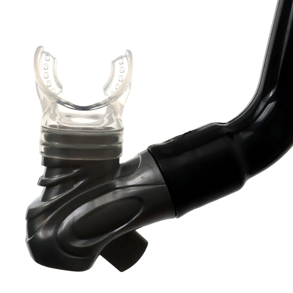 Aropec Kids Dry Top Silicone Snorkel Black Grey 3 Aropec Kids Dry Top Silicone Snorkel Black Grey