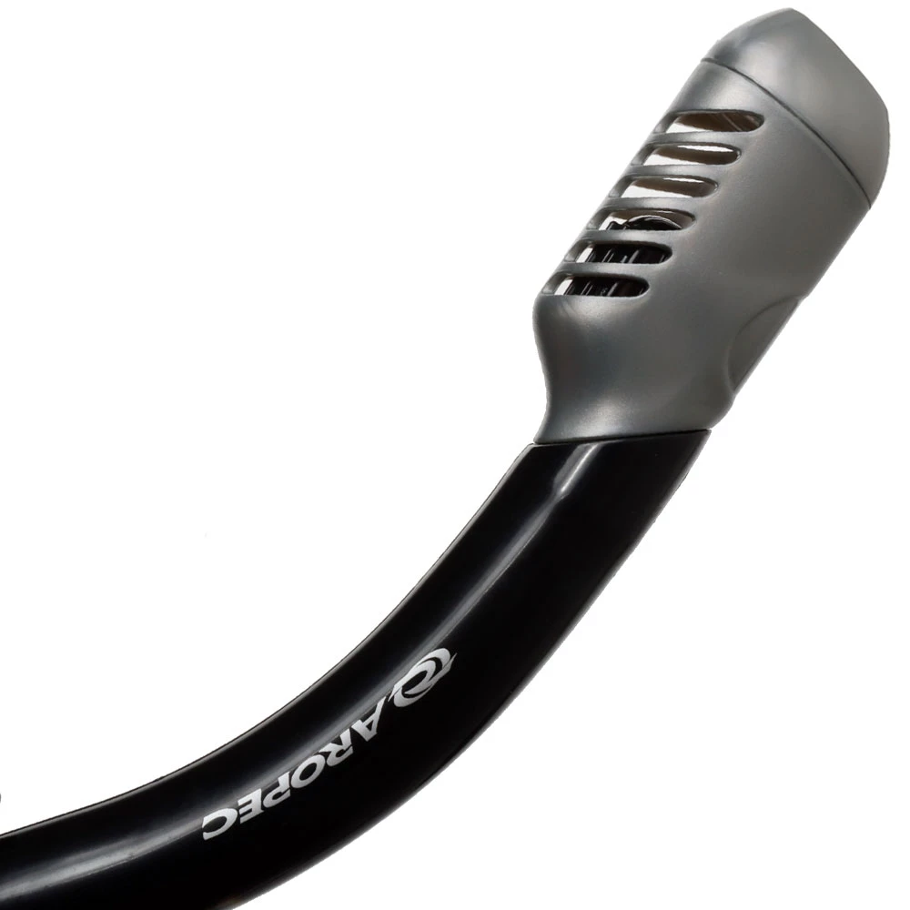 Aropec Kids Dry Top Silicone Snorkel Black Grey 5 Aropec Kids Dry Top Silicone Snorkel Black Grey - Image 3