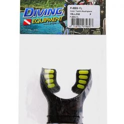 Aropec Dive Regulator Replacement Silicone Mouthpiece Black Yellow