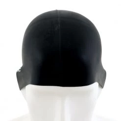 Aropec Adult Silicone Swim Cap Black