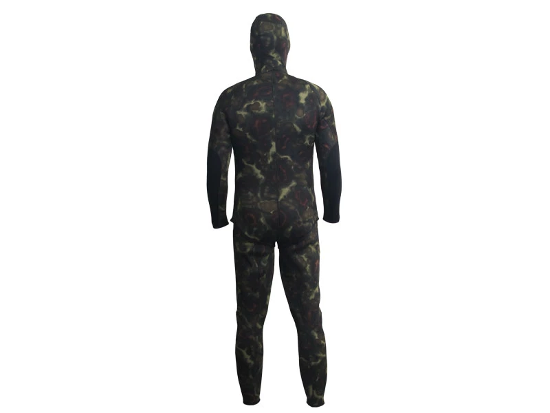 Aropec Open Cell Camouflage Mens Spearfishing Wetsuit 3.5mm 2pc XL 4 Aropec Open Cell Camouflage Mens Spearfishing Wetsuit 3.5mm 2pc XL - Image 2