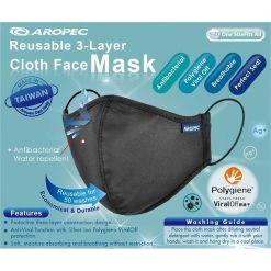 Aropec Reusable 3-Layer Face Mask With ViralOff Technology -Aropec store online aropecmask 18july2020 1