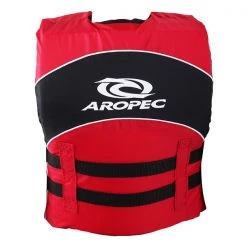 Aropec Youth Life Jacket Vest Black Red