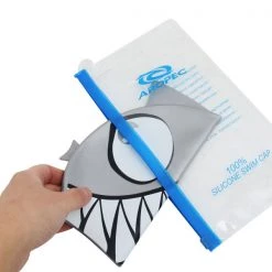 Aropec Kids Silicone Swim Cap Razor Grey