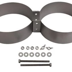 Aropec Stainless Twin Dive Tank Holder 65mm