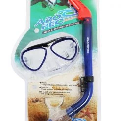 Aropec Kids/Youth Silicone Mask Snorkel And Fins Set