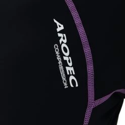 Aropec Compression Womens Long Sleeve Sports Top -Aropec store online comp c ls 02w bk pur l 2