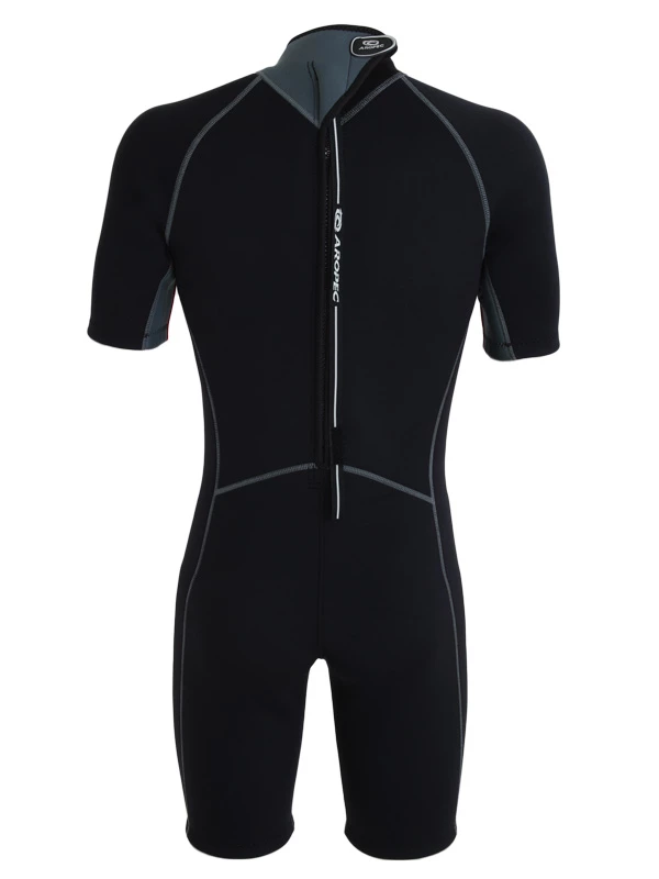 Aropec 3mm Neoprene Mens Shorty Wetsuit 4 Aropec 3mm Neoprene Mens Shorty Wetsuit - Image 2