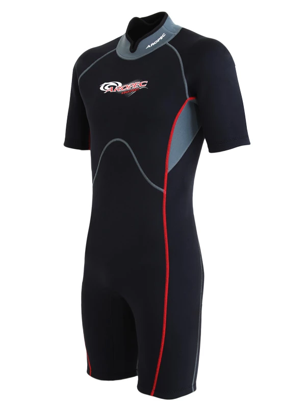 Aropec 3mm Neoprene Mens Shorty Wetsuit 3 Aropec 3mm Neoprene Mens Shorty Wetsuit
