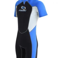 Aropec Neoprene Mens Shorty Wetsuit 2.5mm Blue S