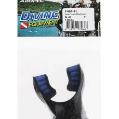 Aropec Dive Regulator Replacement Silicone Mouthpiece Black Blue