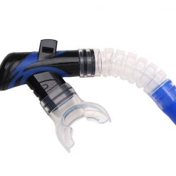 Aropec Dry Snorkel With Alert Whistle Blue