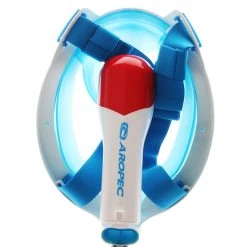 Aropec Adult Full Face Dive Mask Black/Red Large