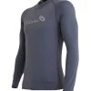 Aropec Lycra Mens Long Sleeve Rash Vest Grey 1 Aropec Lycra Mens Long Sleeve Rash Vest Grey -Aropec store online ss 51m tgy m 3 5