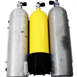 Aropec Portable Dive Tank Rack Holds 3 Tanks
