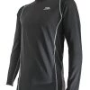 Aropec Quick-Dry Mens Long Sleeve Thermal Top Dark Grey M -Aropec store online ts 5k16m wb gy l 2 1