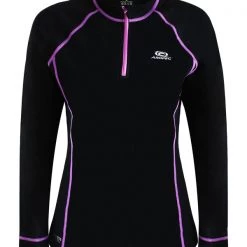 Aropec Womens Thermo-Regulated Quick-Dry Watersports Top With Zip S